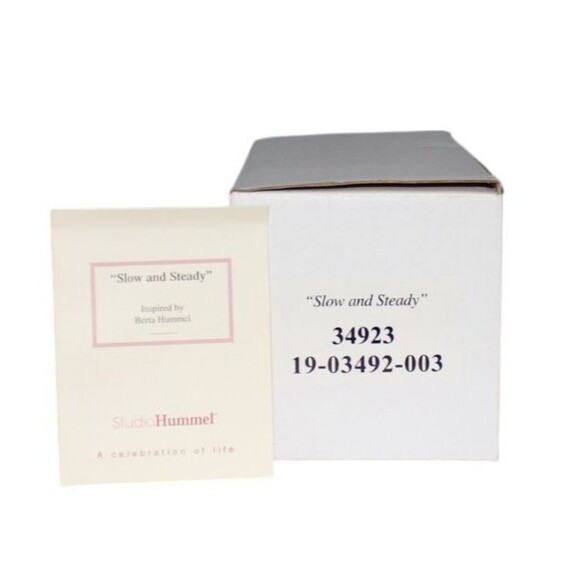 Goebel Hummel “Slow And Steady” Porcelain Figurine BH 101/P Original Box COA - Picture 7 of 8